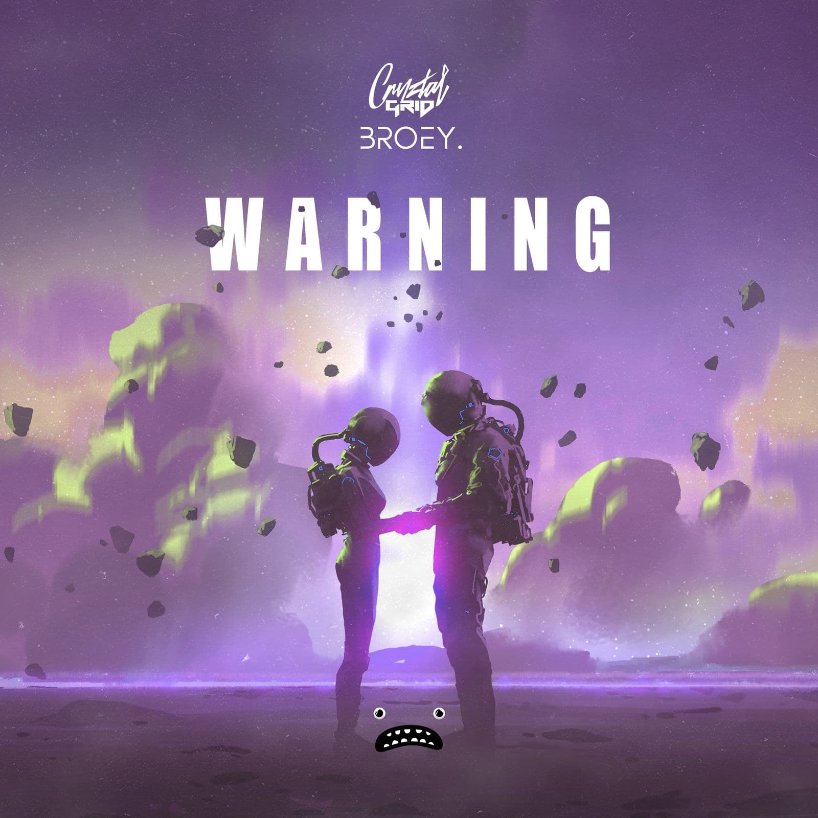 Warning by Cryztal Grid and Broey. cover art
